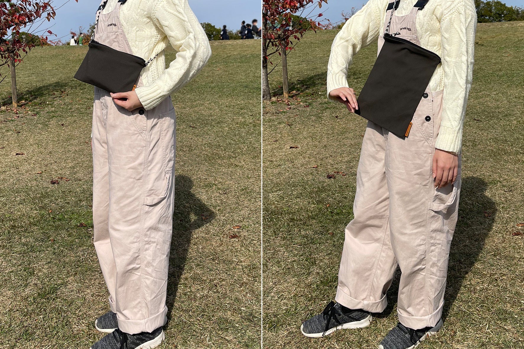 Clotho(クロト)からは、強撥水帆布サコッシュ(M、L)