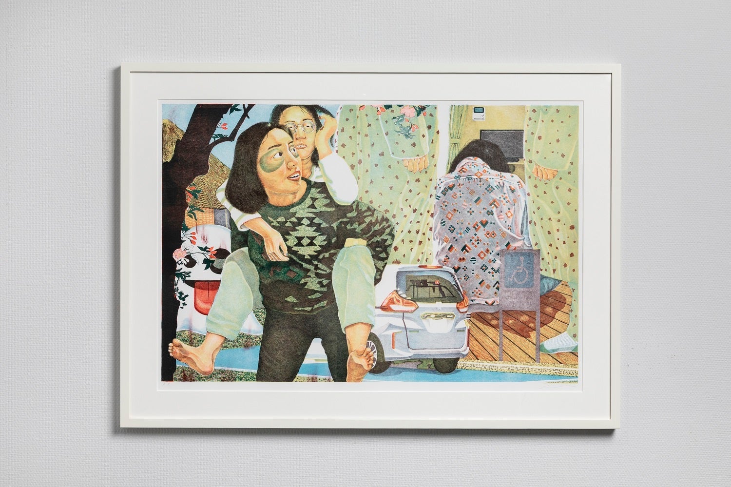 越後妻有MonET 連続企画展Vol.2 松元悠「版画報、道が動く