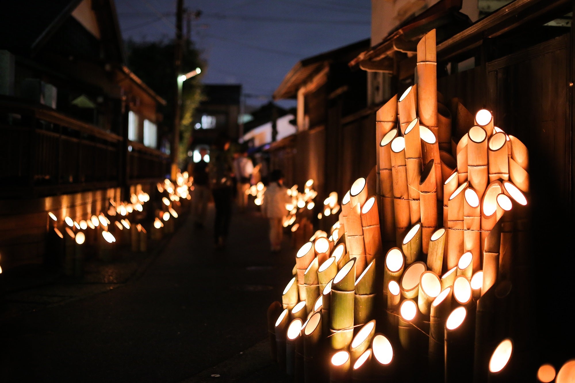 第21回むらかみ 宵の竹灯籠まつり」が10月8日（土）・9日（日）開催