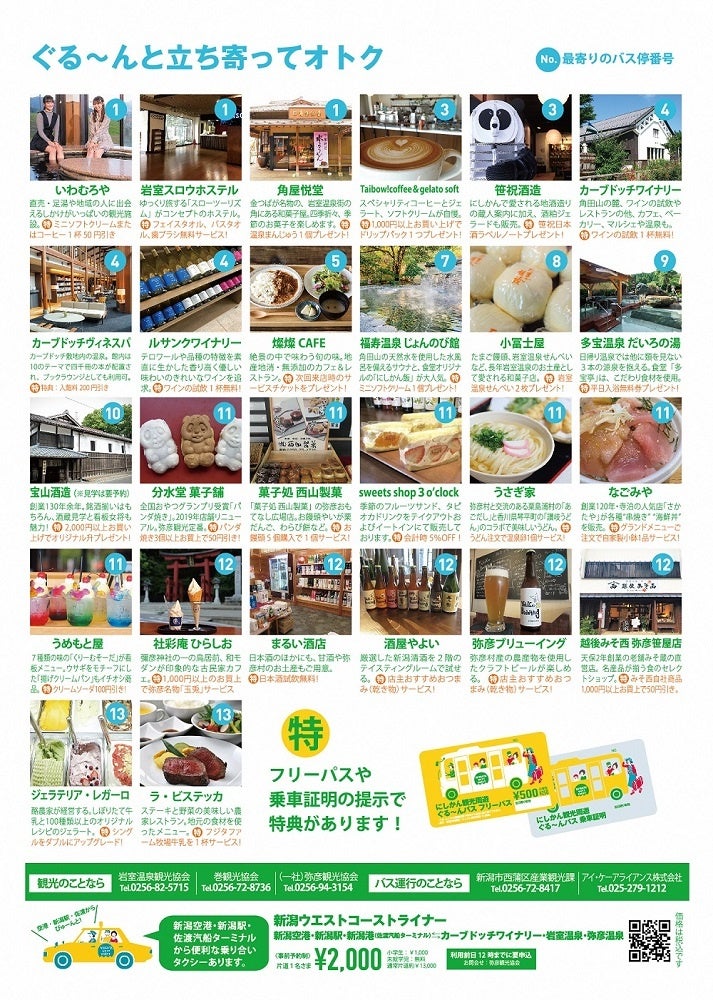 にしかん観光周遊ぐる～んバス2