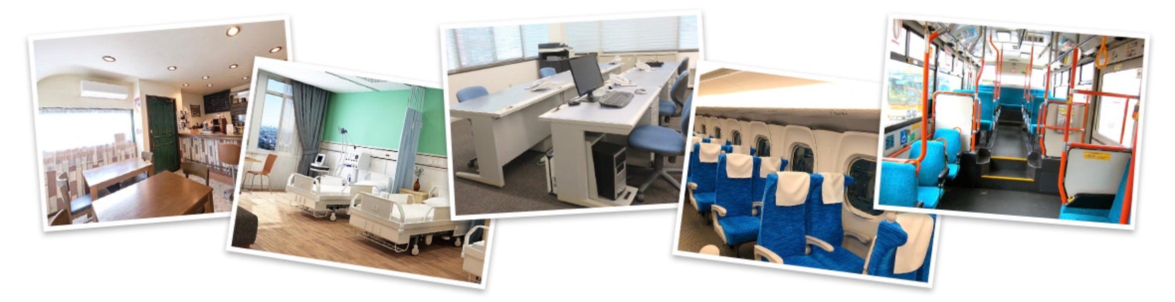 銀イオン水は、病院、飲食店、オフィスなどどこでもお使いいただけます。