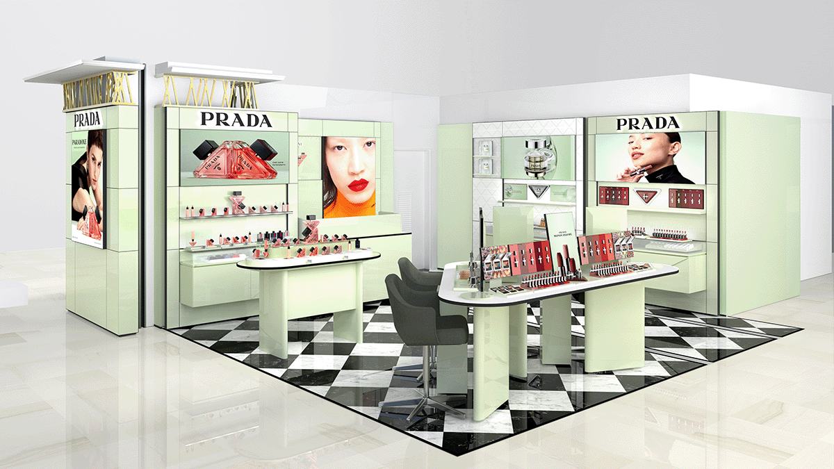 プラダ ビューティ＞2024年7月12日（金）より、ジェイアール名古屋