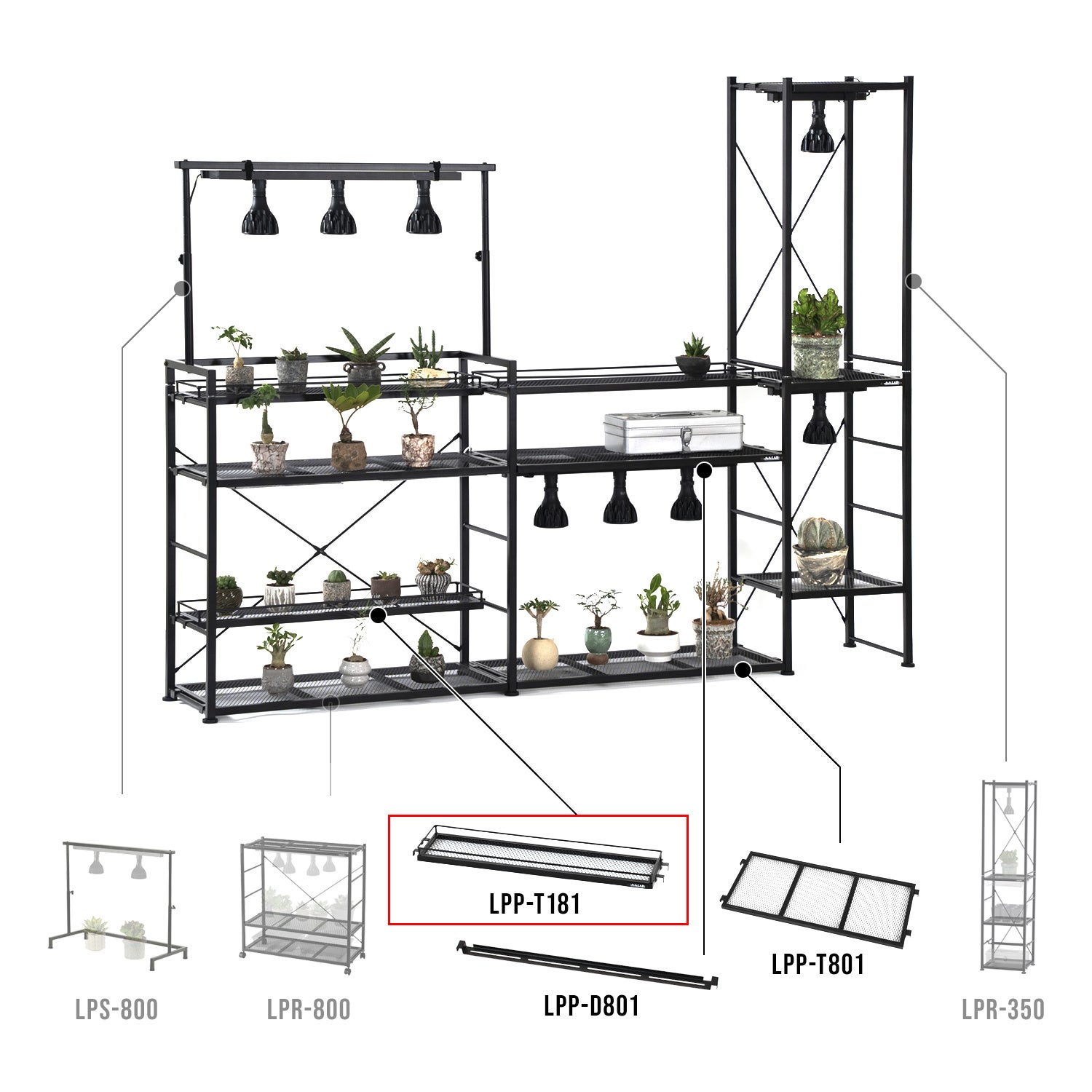 なおちゃん様　多肉植物棚　GAI-702TB追加あり なおちゃん様 多肉植物棚 GAI-702TB追加あり - メルカリ