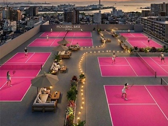 オープンプレー会場「Pickleball Base Osaka」