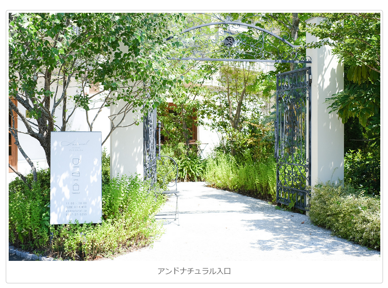 　▲草木の緑と白がきれいな店舗周辺の様子