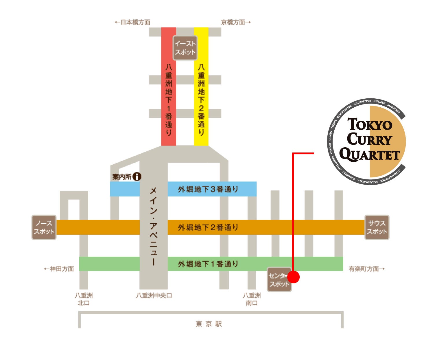 TOKYO CURRY QUARTET　場所