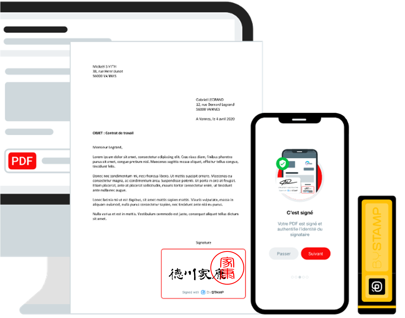 ハンコ型電子印鑑 ByStamp KEYMOは様々な副次的効果が期待できます