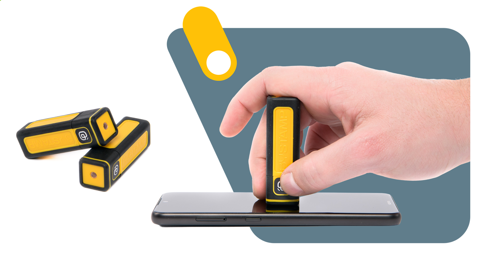 ハンコ型電子印鑑 ByStamp KEYMO：画面に押すだけで、電子捺印を実現