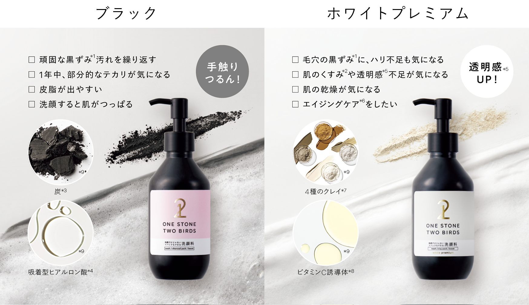 洗顔だけじゃない＋パックもできる洗顔料