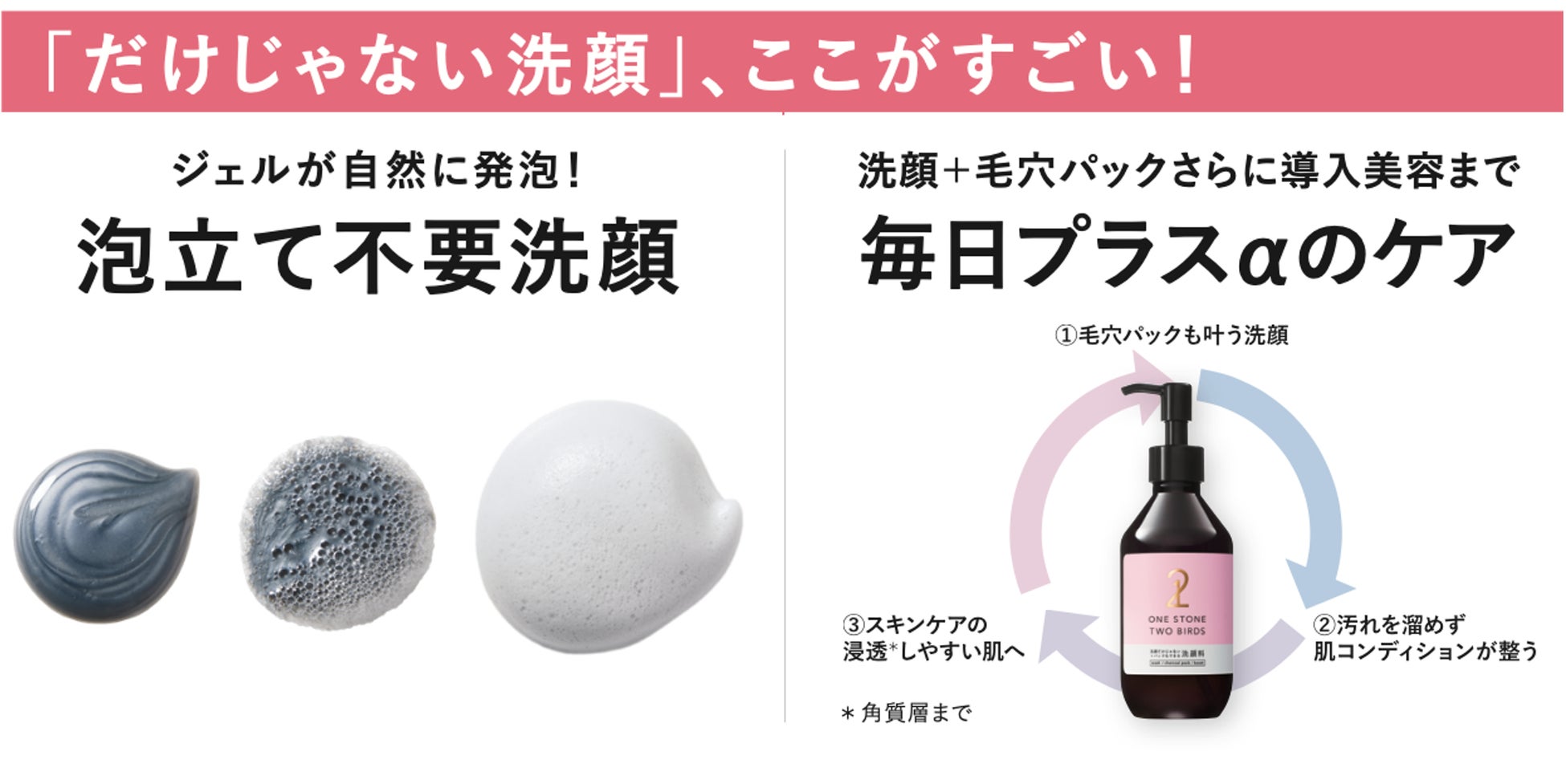 だけじゃない洗顔