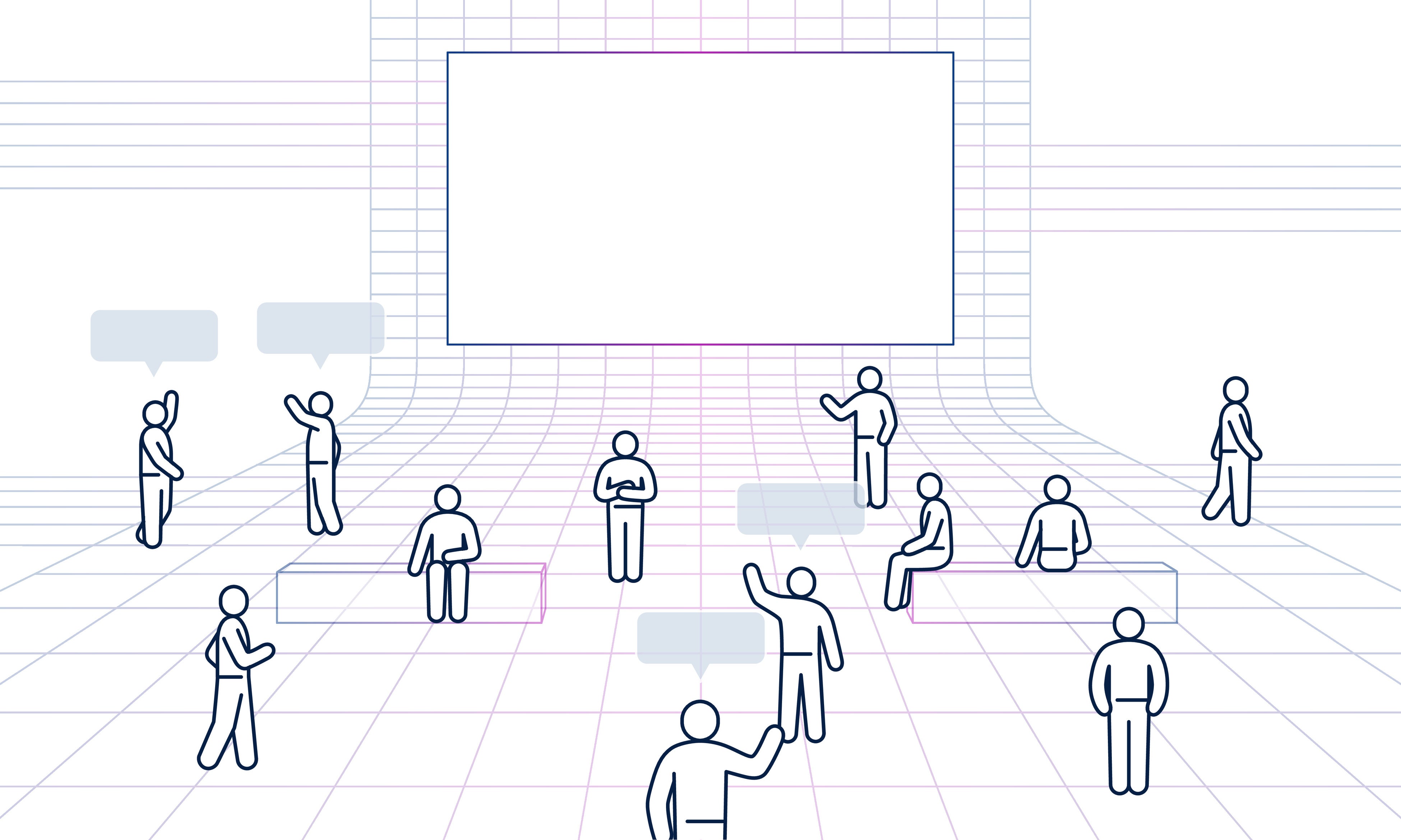 メタバースの大学 イメージ図
