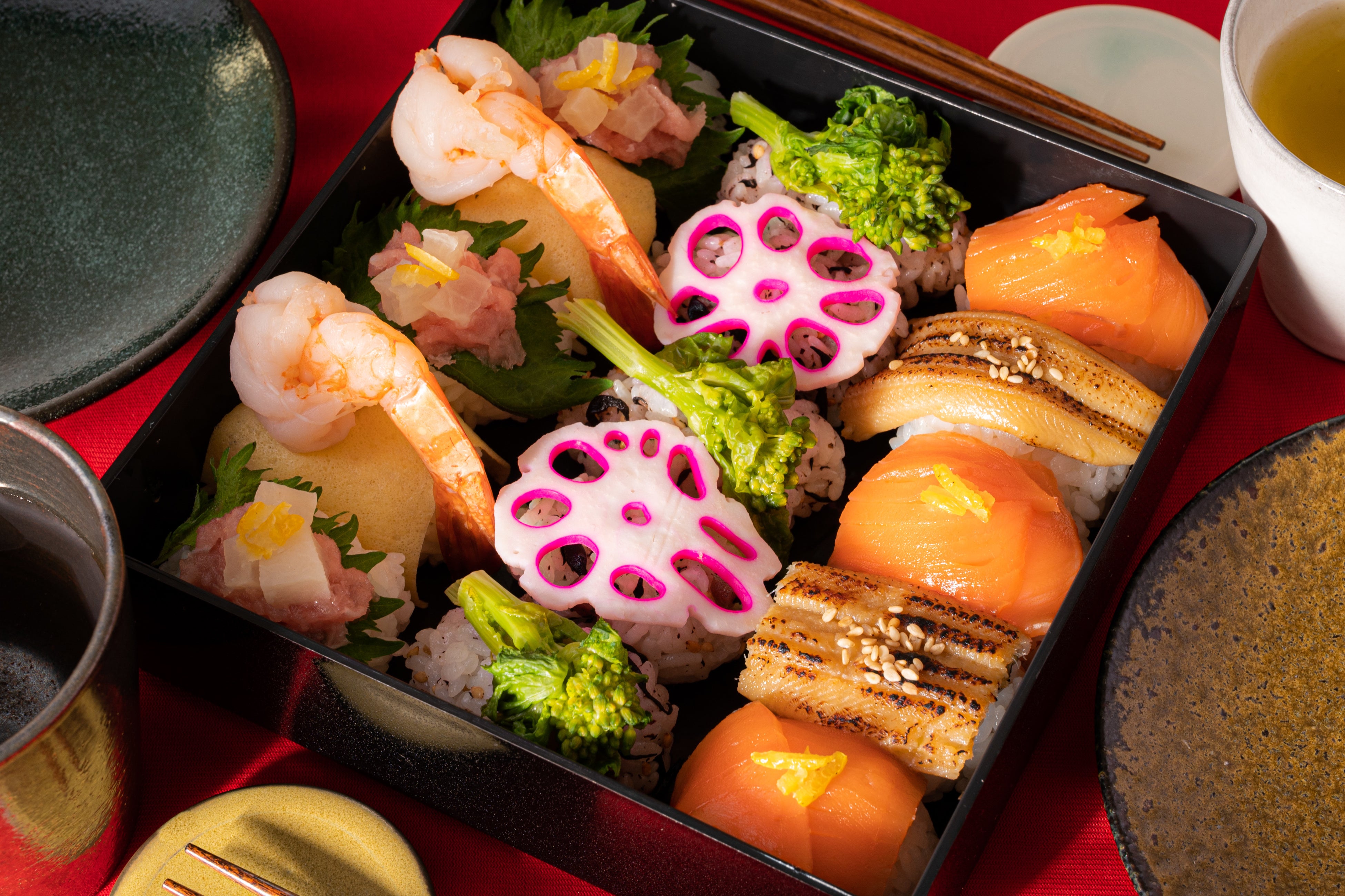 春の手まり寿司