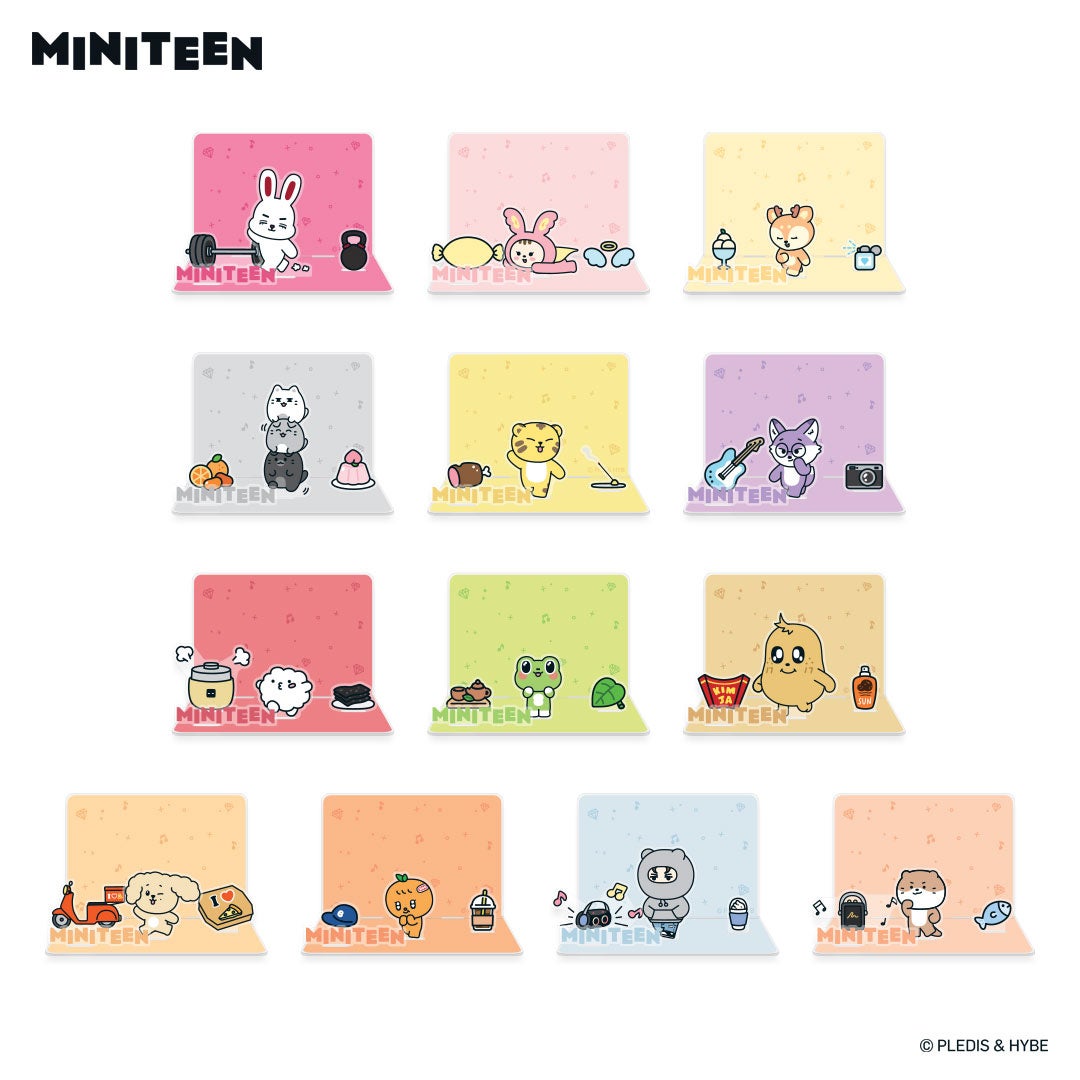 HMV&BOOKS SHIBUYAでSEVENTEENキャラクター「MINITEEN（ミニティーン