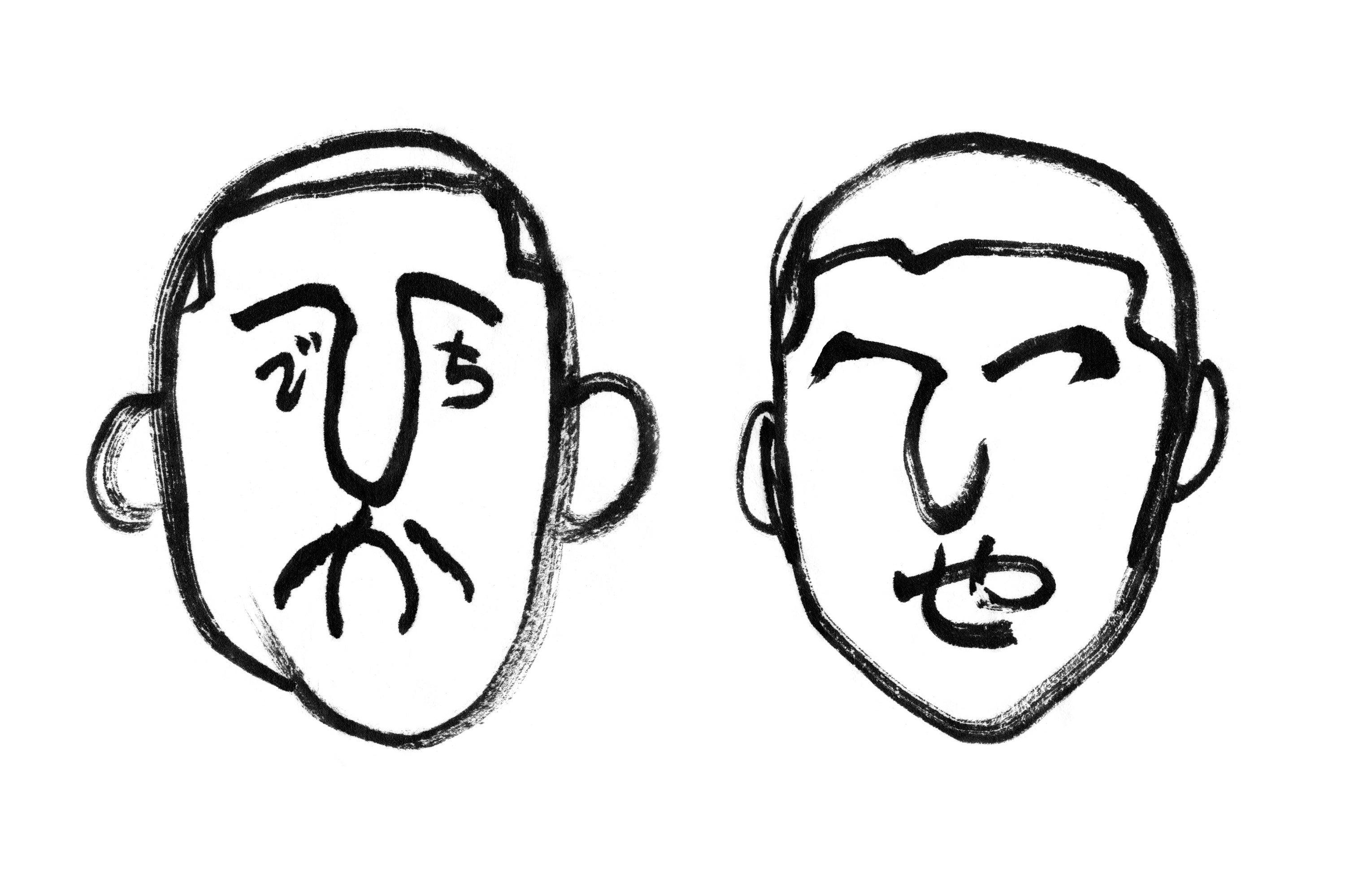 大日本タイポ組合（左：秀親、右：塚田哲也）