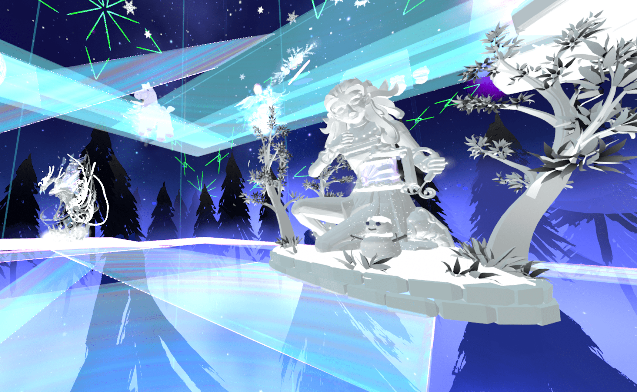 バーチャル雪像