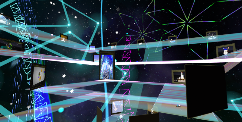 バーチャル雪像写真会場