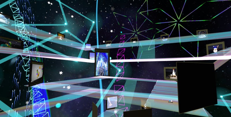 バーチャル雪像写真会場