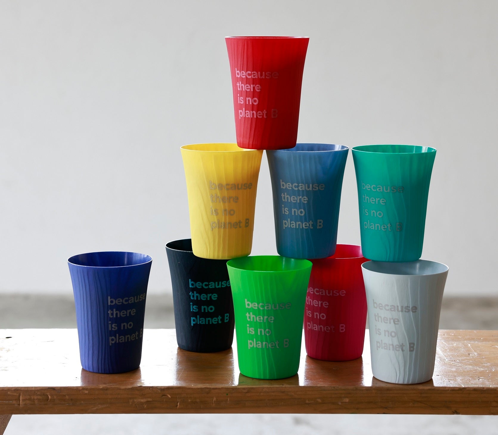 「kinari」を使ったカラフルなエコカップ 4月22日(金) 発売予定