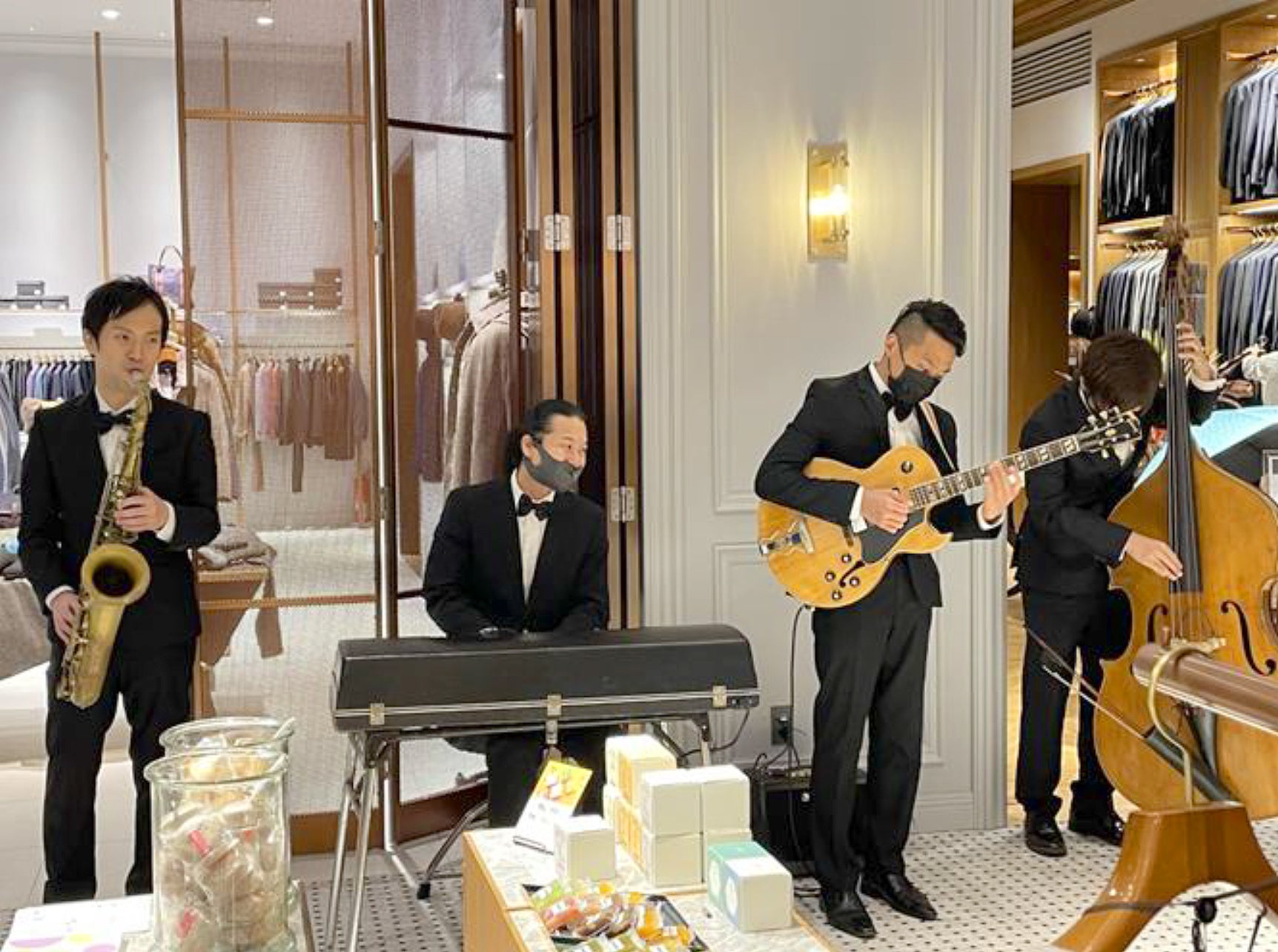 ジャズミュージックの生演奏イメージ ※今回の演奏とは内容が異なります