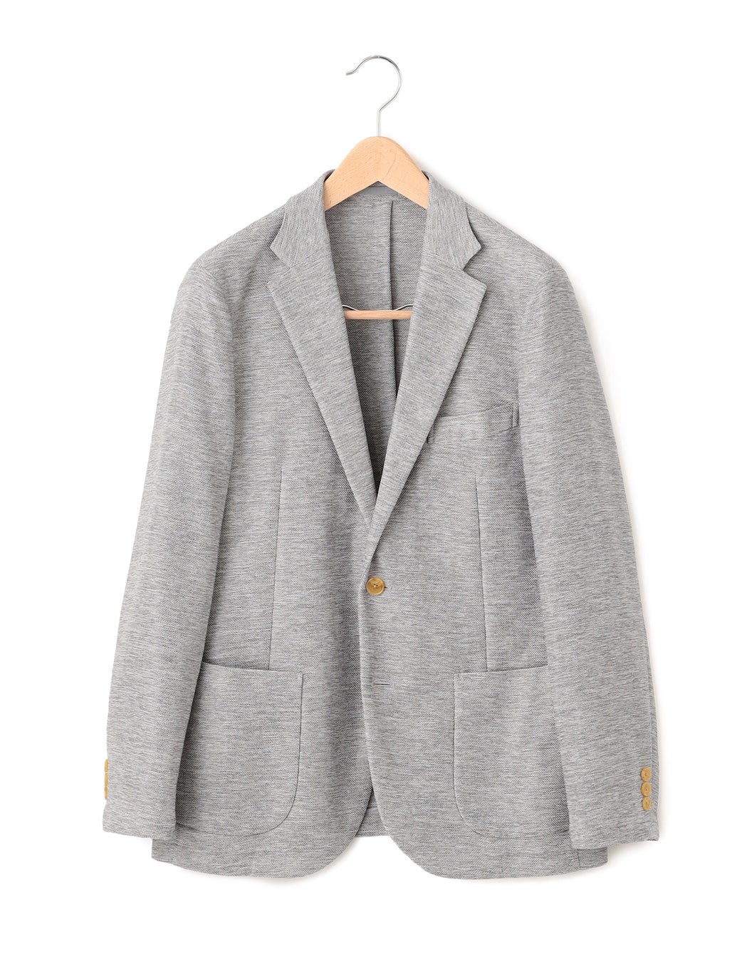 マッキントッシュ フィロソフィー テーラードジャージージャケット 杢カラミ織り