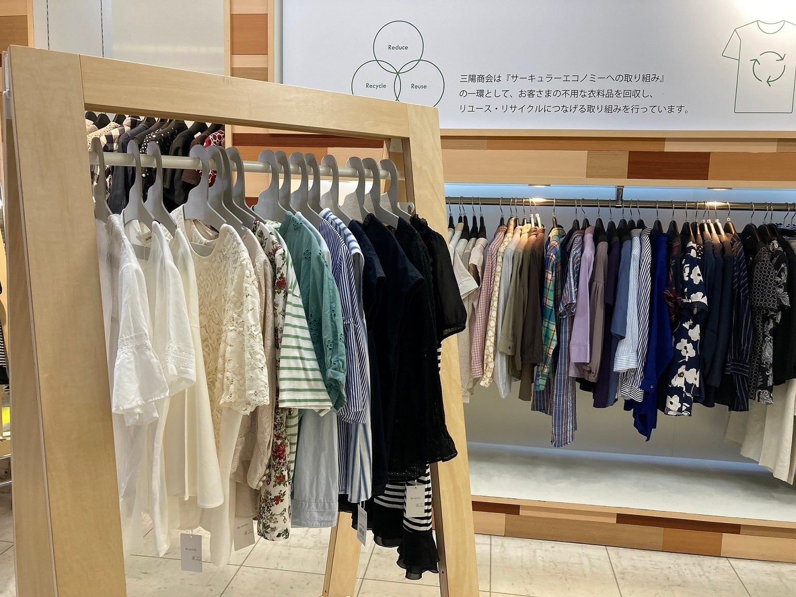 「三陽商会認定リユース品」の一例