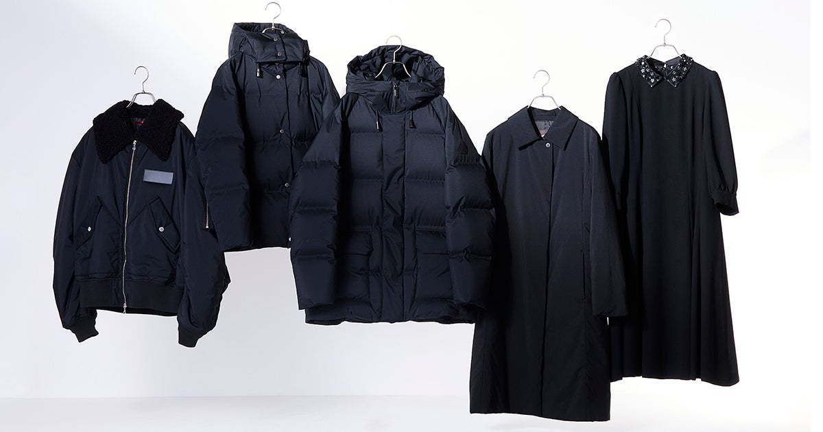 ジョナサンサンダースのコート 色は黒です ジョナサンサンダースのコート 色は黒です