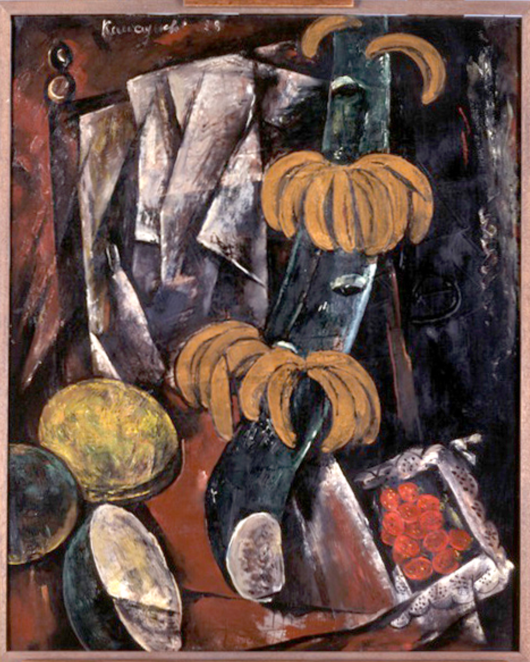 川口 軌外「バナナのある静物」（和歌山県立近代美術館所蔵）