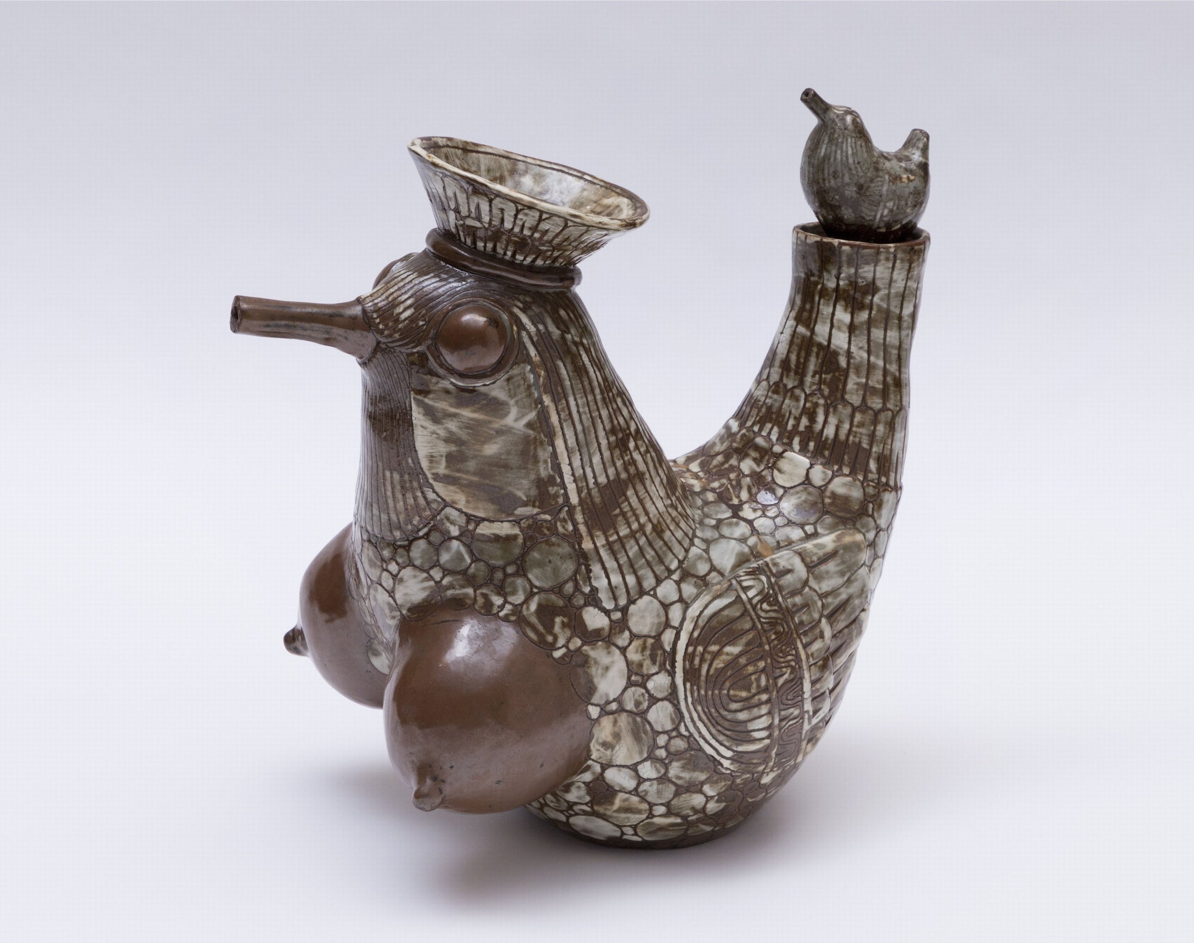 ​鳴鳥徳利（めいちょうとっくり）（BBプラザ美術館）