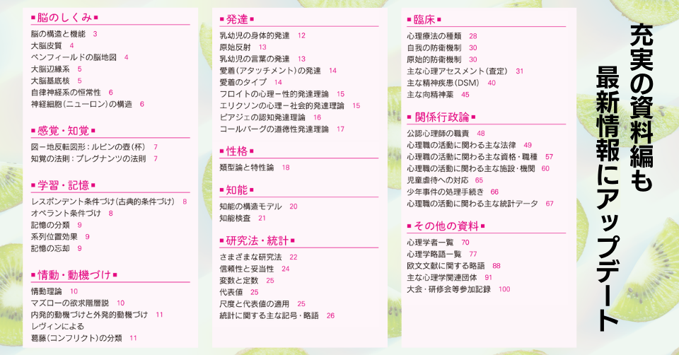 試験対策&実務に役立つ】『心理学手帳 2023年版』が発売