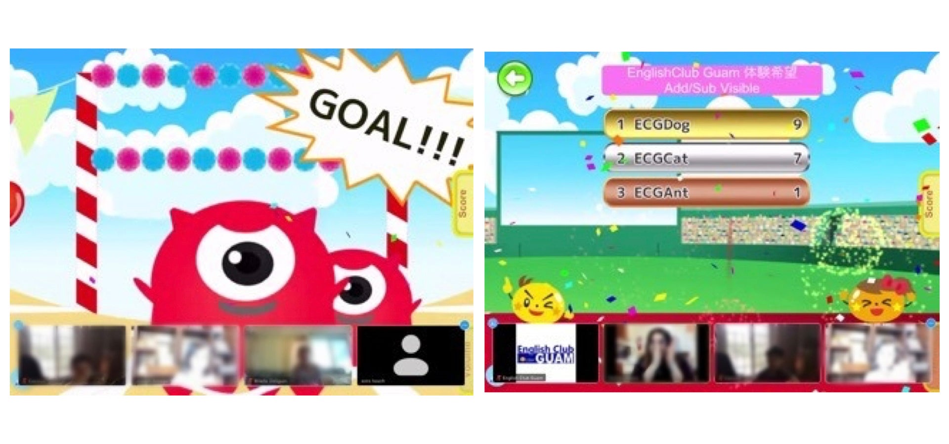 授業アプリをZoom上で実施しています。