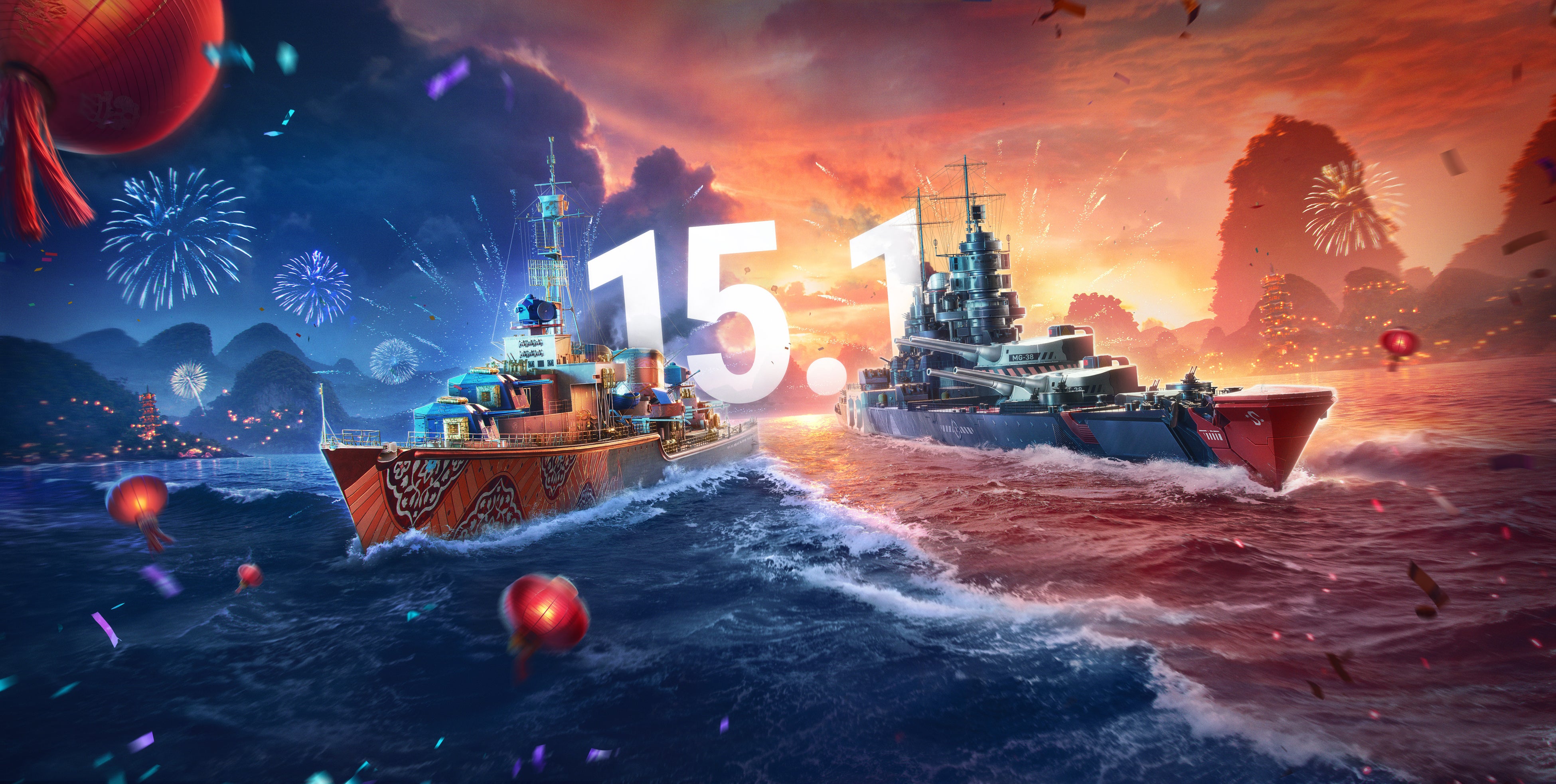 WoWs 春節イベント2026開幕！新艦艇＆鉄壁防衛線も
