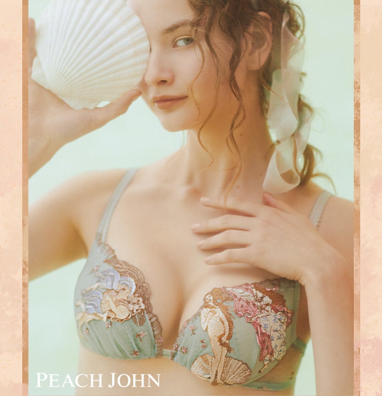 ヴィーナスの誕生！PEACH JOHNから「巨匠のブラ」の新作が発売