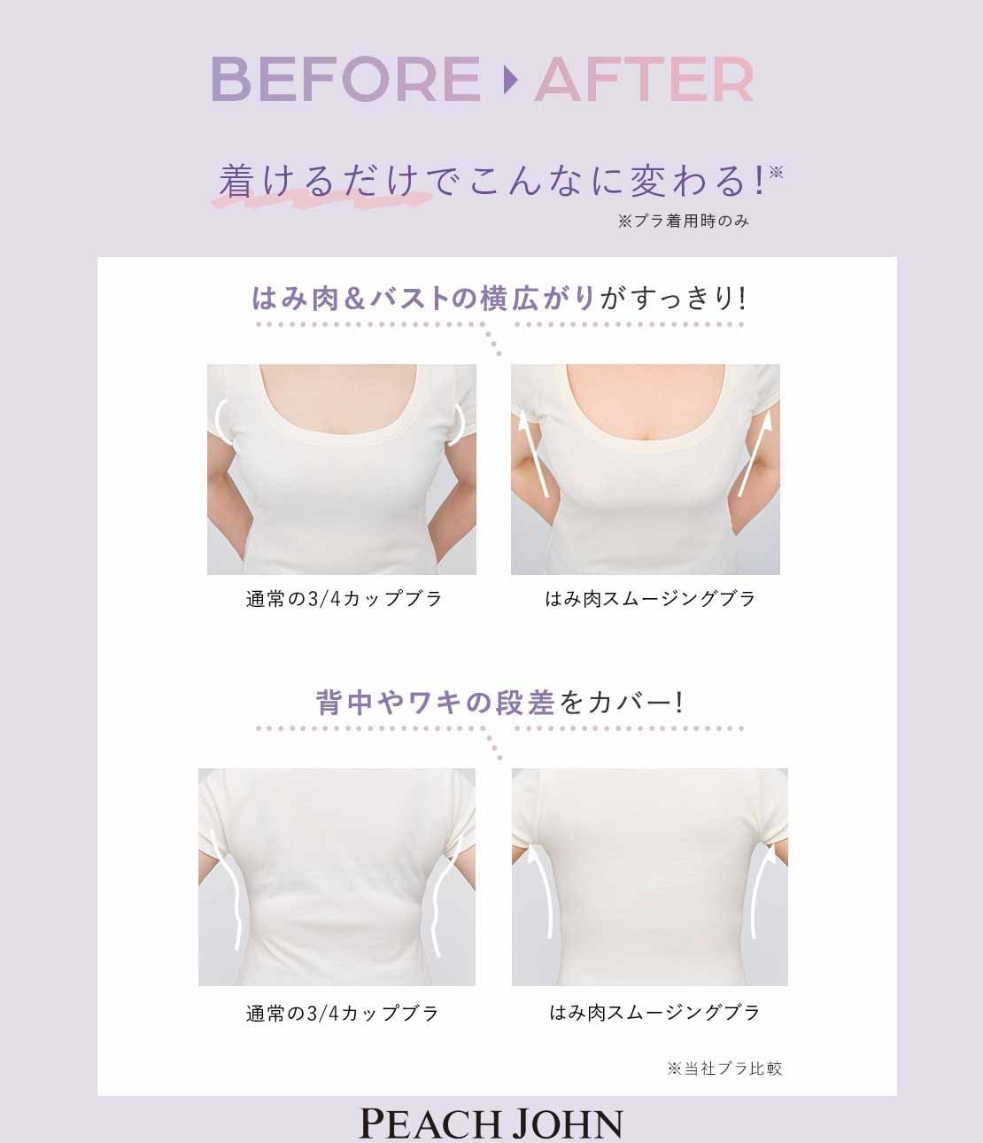 脇や背中のぷよ肉をブラでスッキリ Peachjohn人気シリーズの新作 はみ肉 スムージングブラアンティック 発売 株式会社ピーチ ジョンのプレスリリース 脇や背中のぷよ肉をブラでスッキリ Peachjohn人気シリーズの新作 はみ肉 スムージングブラアンティック 発売 株式会社ピーチ ジョンのプレスリリース