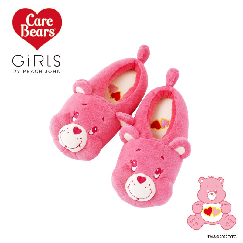ピーチジョンCare Bears ピンク クロップドカーディガン&パンツセット GiRLS by PEACH JOHNがアメリカ生まれのキュートなクマの