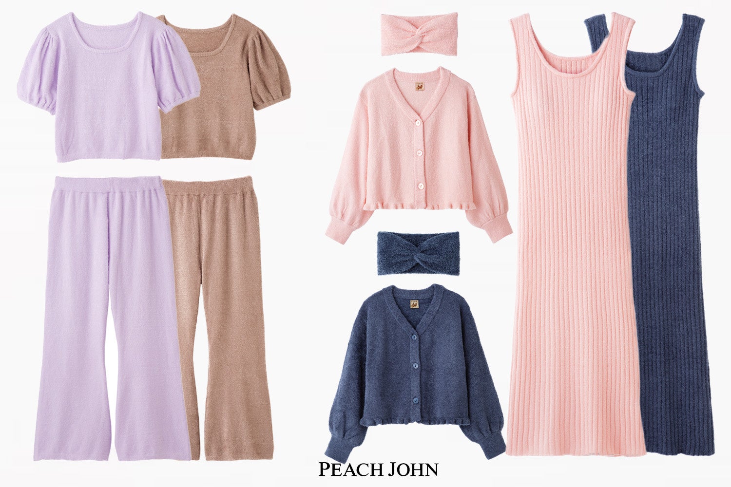 PEACH JOHNのルームウェア新作「LAコレクション」で癒しのおうち