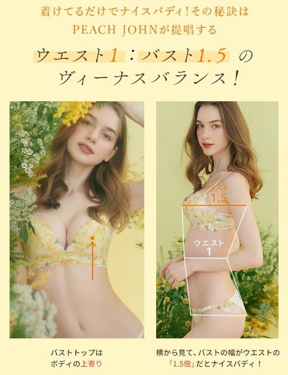 PEACH JOHNから春の訪れを楽しめる、毎年大好評のミモザ