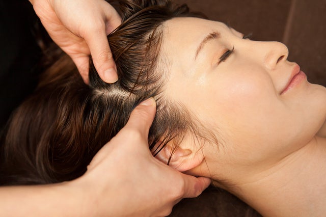 話題のドライヘッドスパも導入