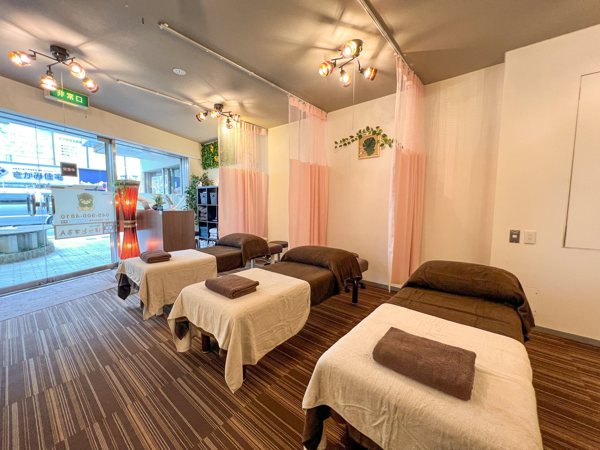 横濱もみ処ほっとするん瀬谷三ツ境店店内の様子