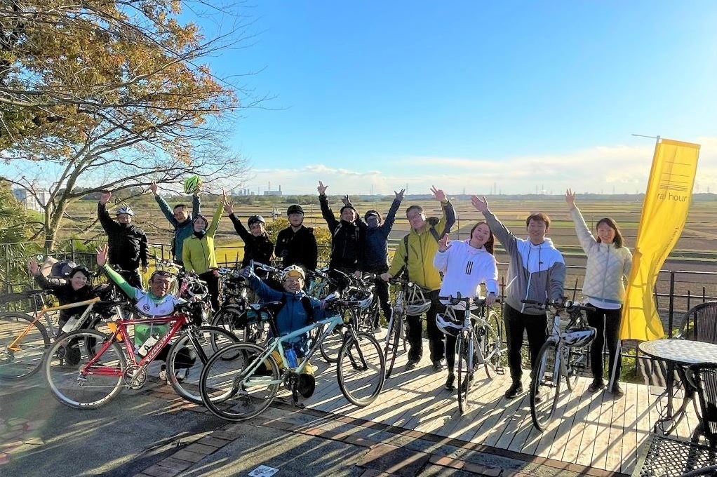 人気のサイクリングツアー。地元の事業者とともに企画運営（守谷市、さくら坂VIVACE)