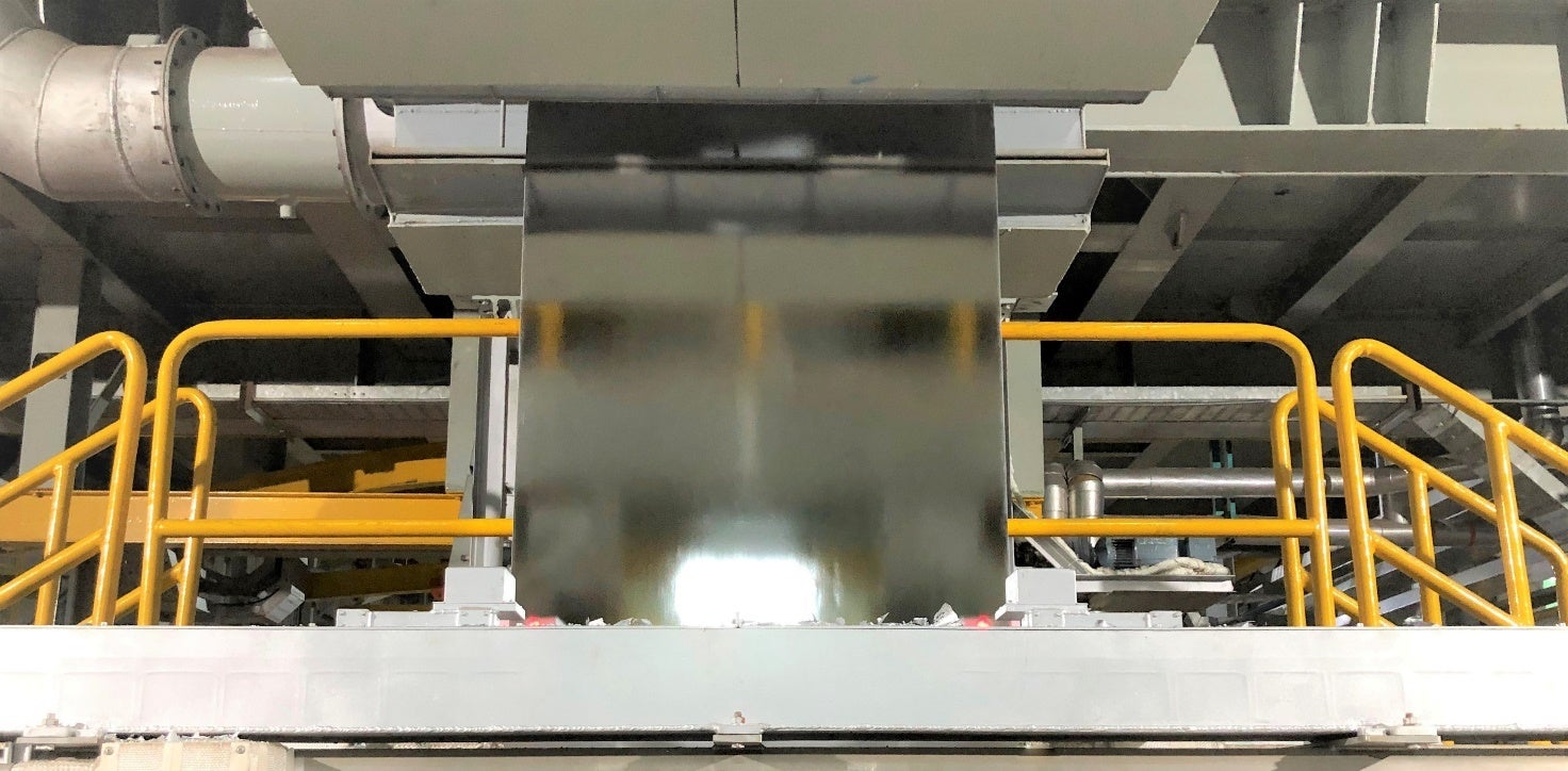溶融亜鉛めっきライン（CGL）に設置されているNSblade®