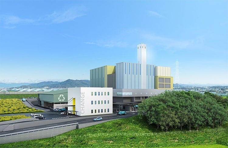 【完成予想図】※本パースはイメージであり、実施設計等で変わることがあります。