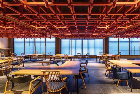 HOTEL WOOD 高山 ラウンジスペース