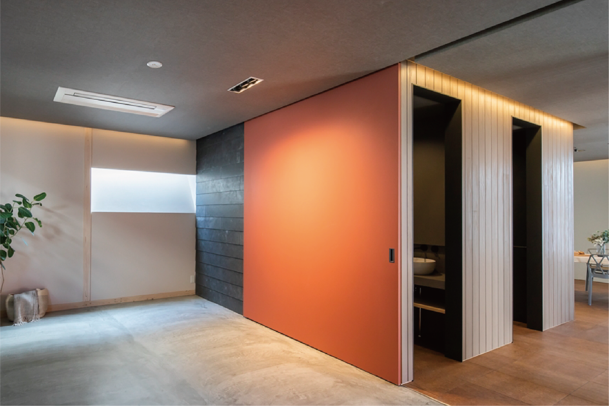 センターコアと間仕切戸