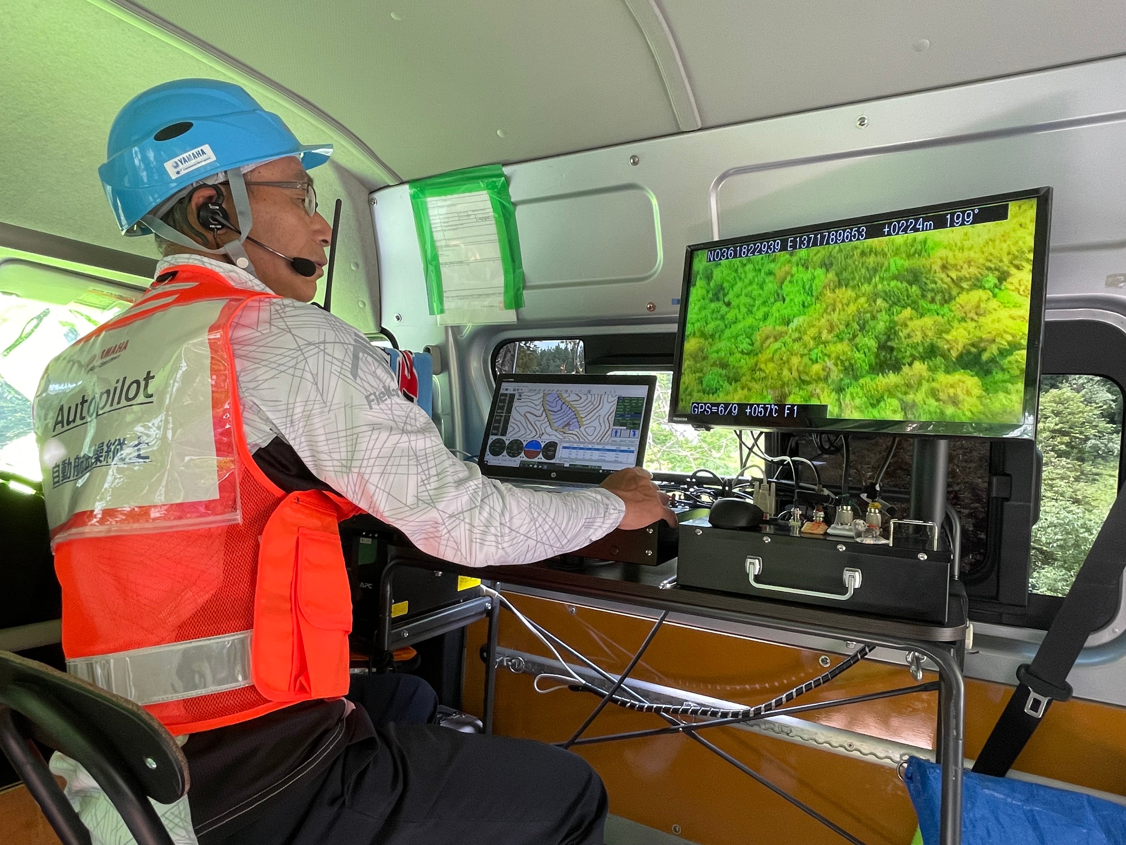 ヤマハ発動機様による自社林の自動計測