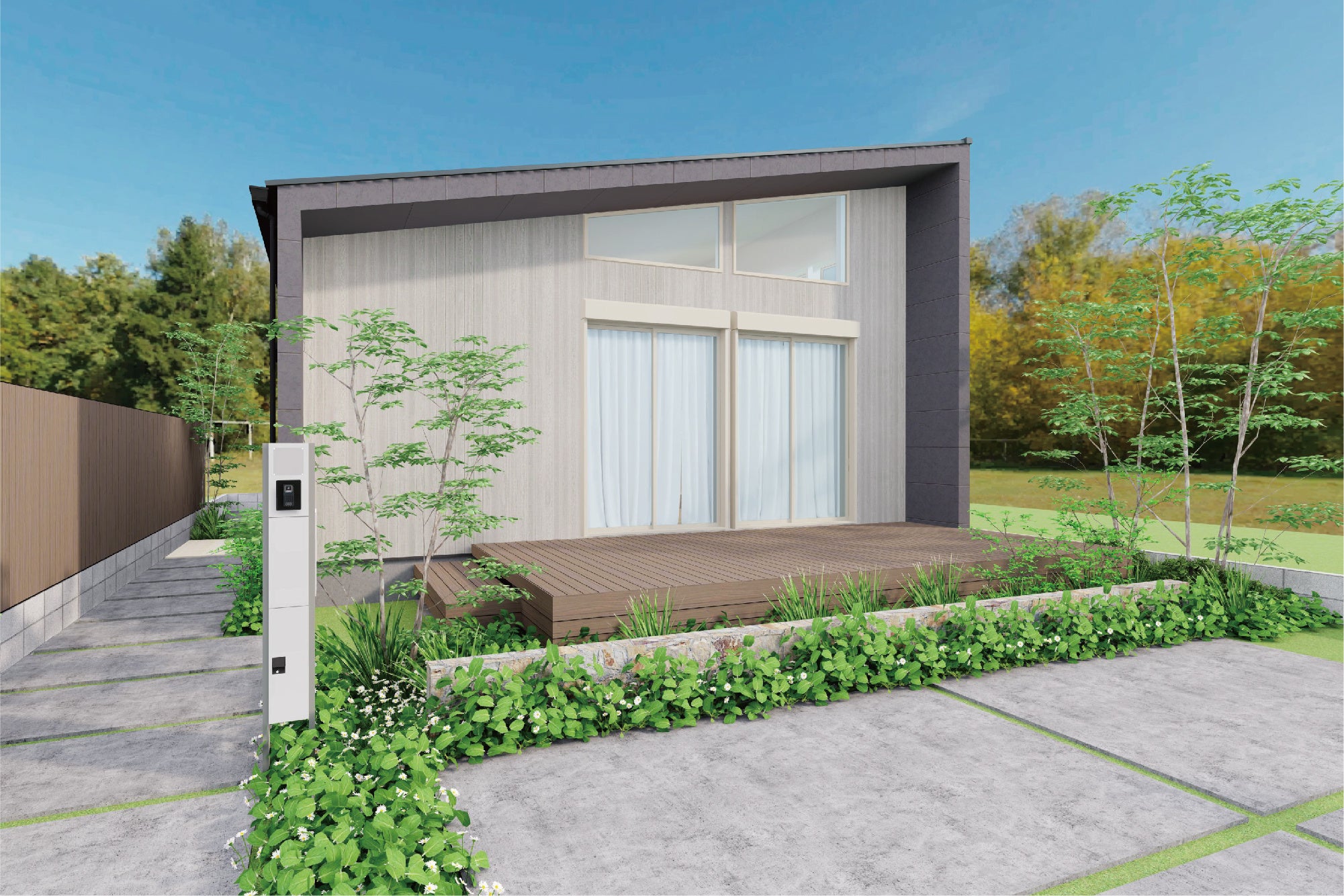 外観カラーコーディネート 都市スタイル