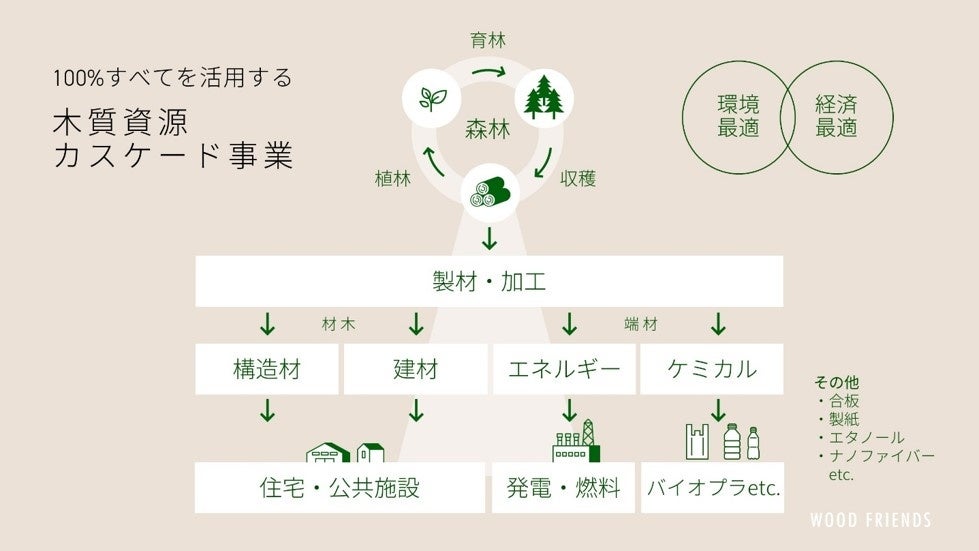 木質資源カスケード事業の構想