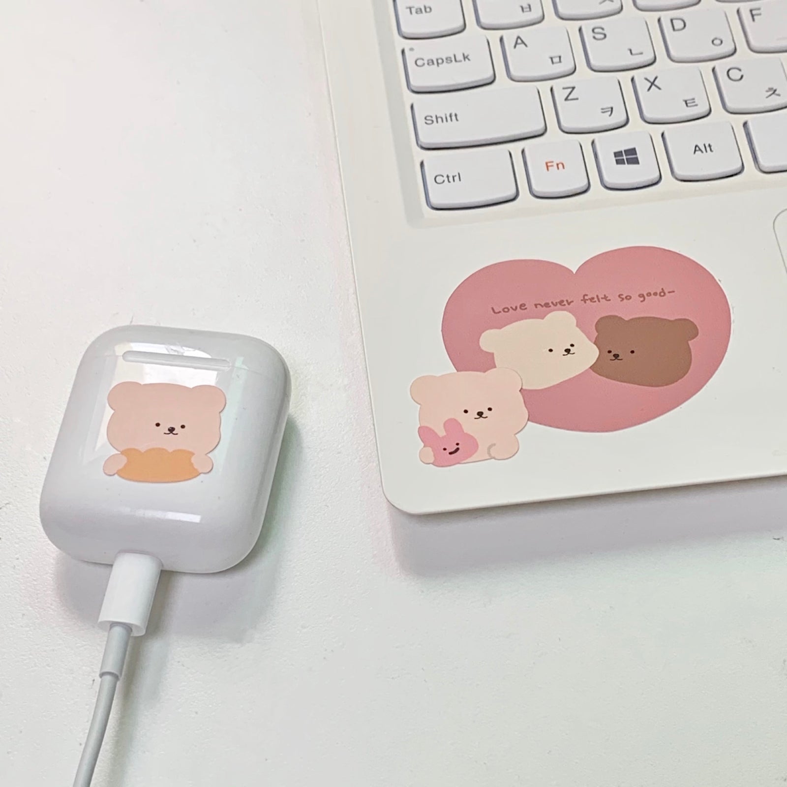 くりベア リムーバブルステッカー