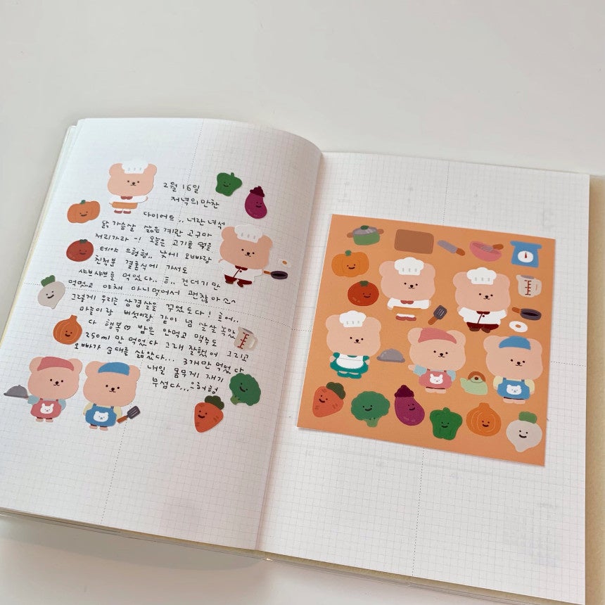 コックさんシール