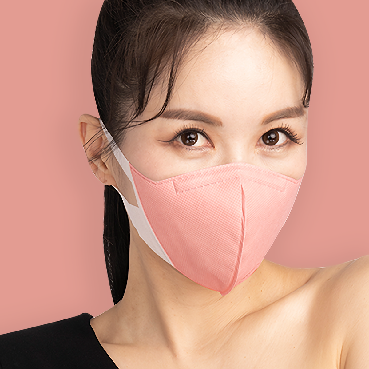 コーラルピンク 着用イメージ