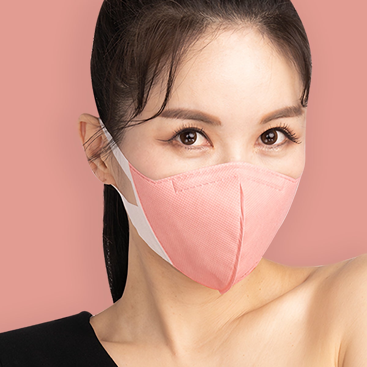 コーラルピンク 着用イメージ